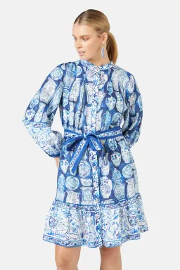 Gorman Porcelain Paradise Mini Party Dress Print Size 20  for rent on The Volte - image 2
