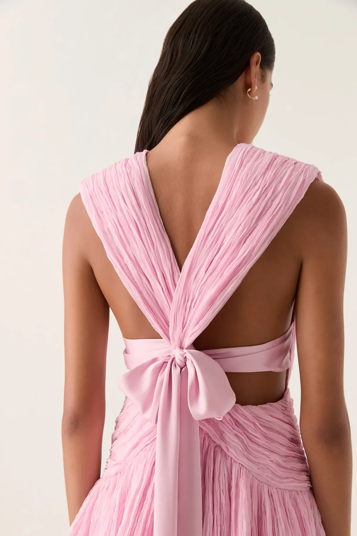 Aje Escapist Mini Dress Flash Pink Size 8 - Image 3