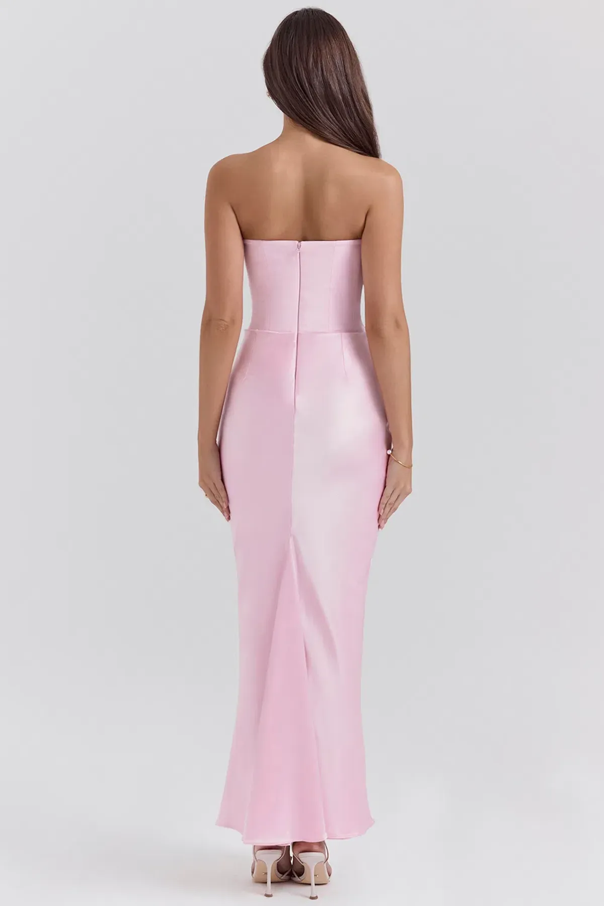 House Of CB Persephone Strapless Corset Dress Pink Size S / AU 8 - Image 3