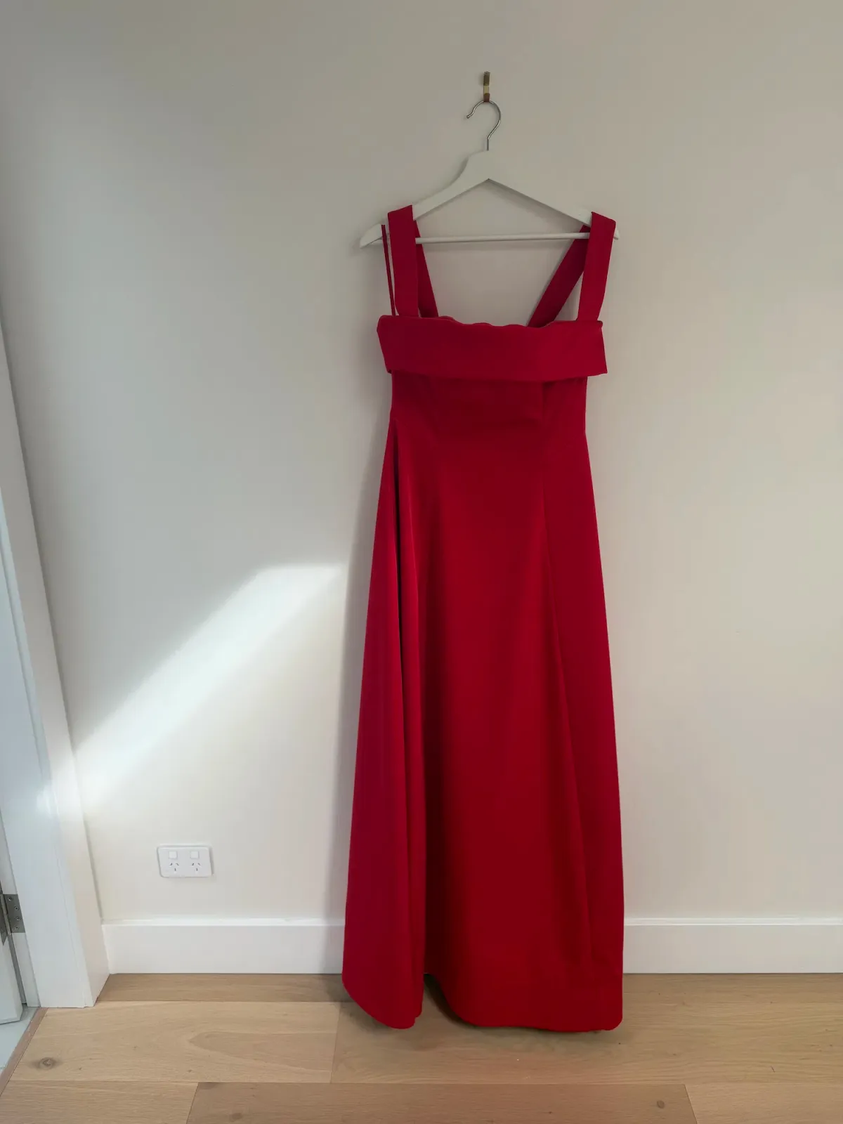 Rachel Gilbert Sera Gown Maxi Dress in  Red Size 3/ AU 12  - Image 3