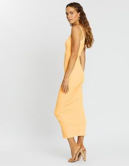 Bec & Bridge Citrus Club Midi Dress Yellow Size 6 for rent on The Volte - image 2