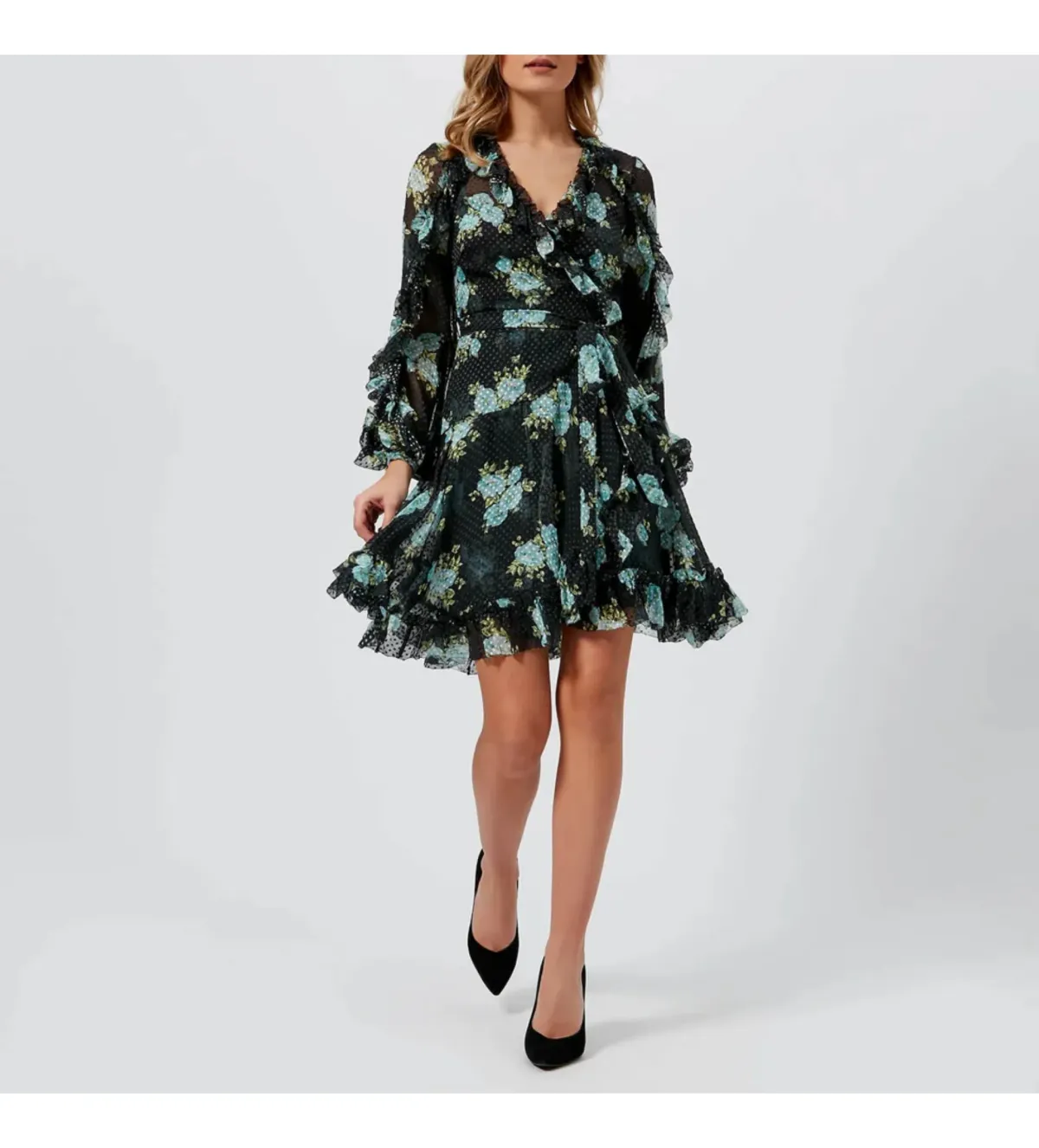 Zimmermann Women's Breeze Ruffle Wrap Dress Size 0P/Au 6 - Image 1