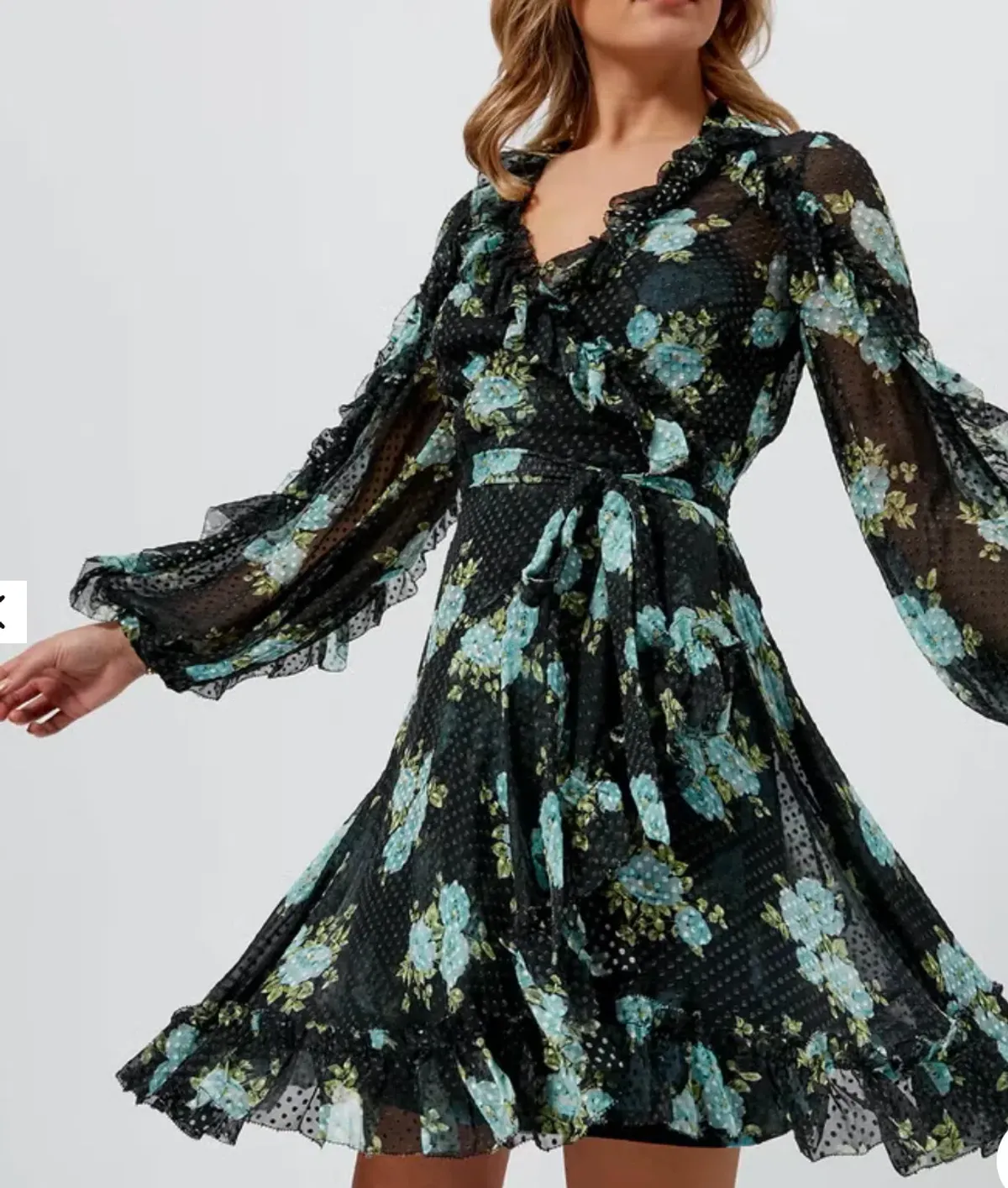 Zimmermann Women's Breeze Ruffle Wrap Dress Size 0P/Au 6 - Image 3