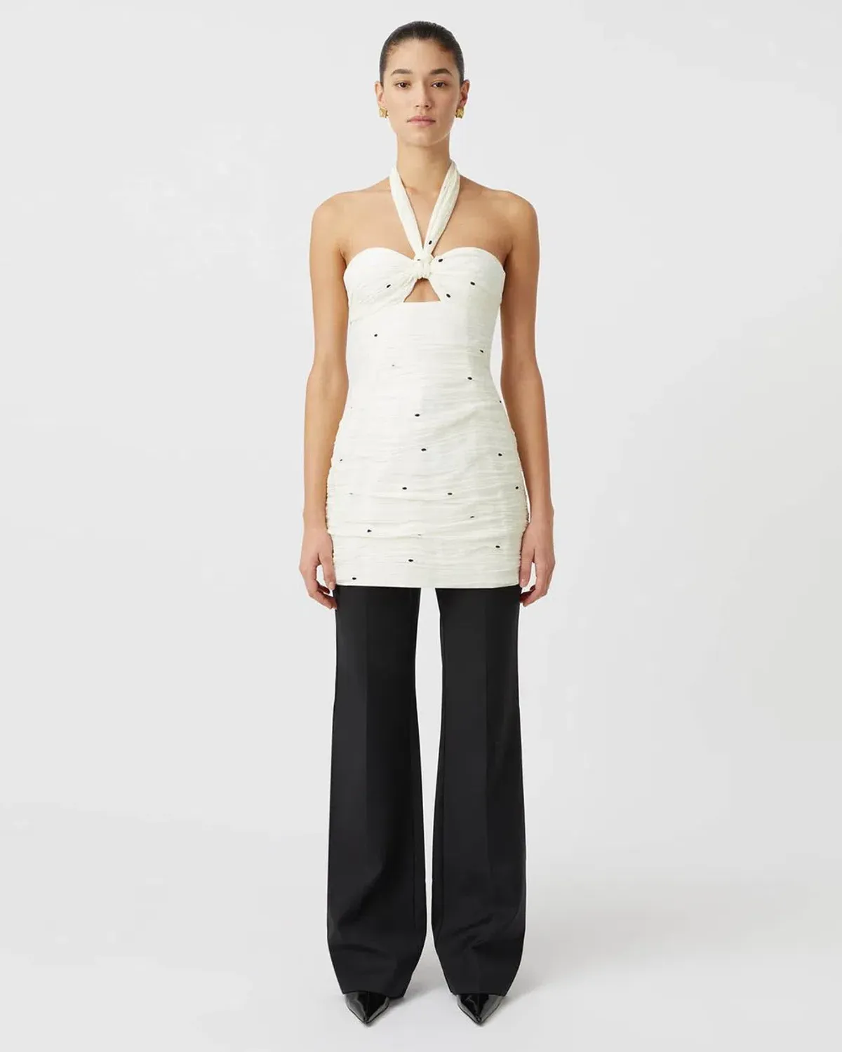 Camilla and Marc Loren Mini Dress Lemon Milk Size 12 - Image 4