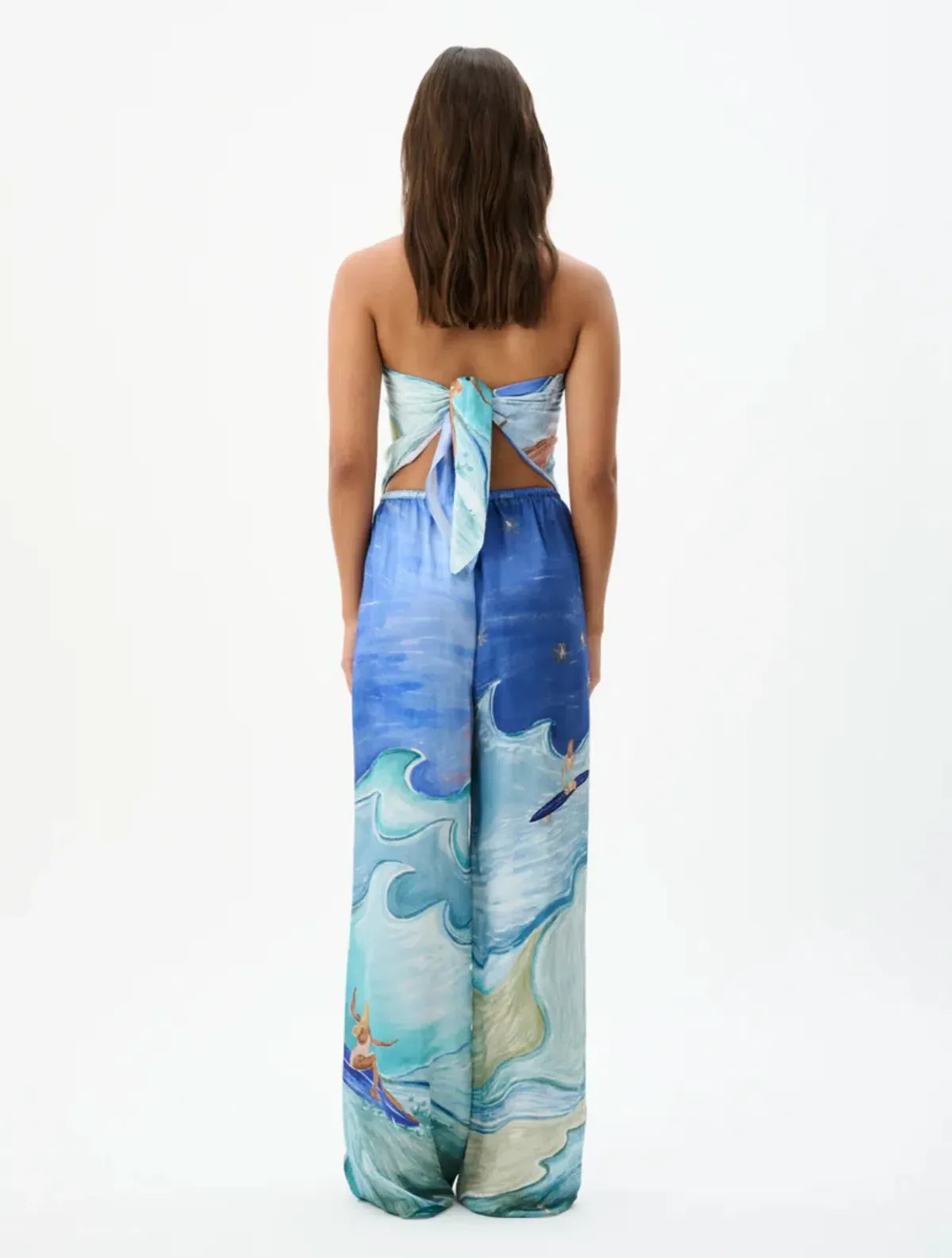 Roame Farrah Scarf Top & Taj Pant Apres Surf Size 6 - Image 3