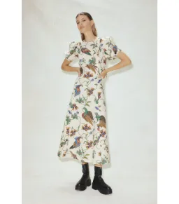 Alémais Birdie Midi Dress Print Size AU 14 for rent on The Volte - image 1