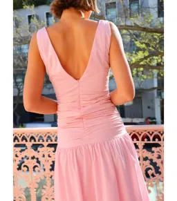 By Nicola Bowie Maxi Dress Marshmallow Size AU 16  for rent on The Volte - image 4