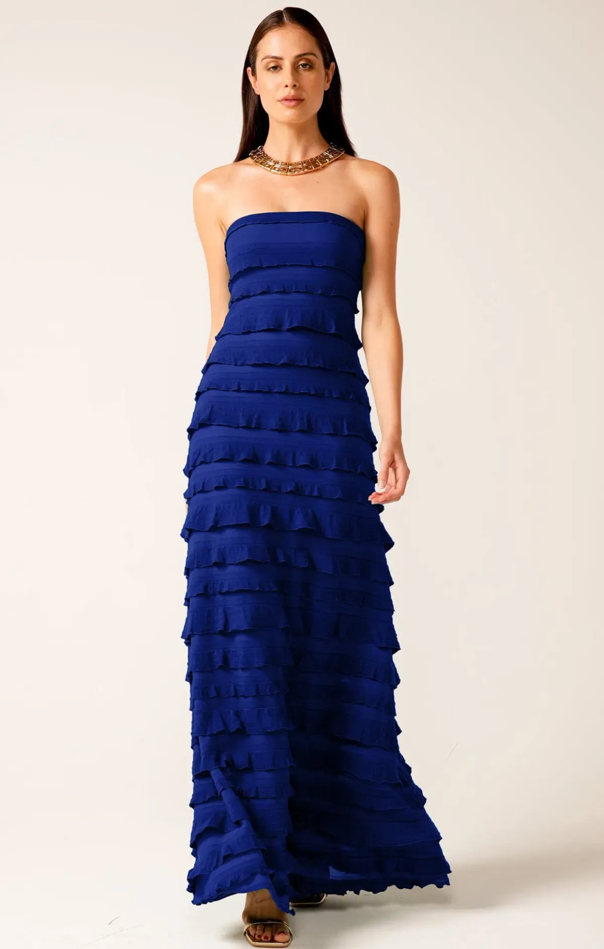 Sacha Drake Maddison Maxi Dress Sapphire Size 10 - Image 2