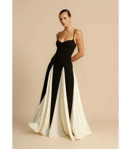 Arcina Ori Paloma Maxi Dress in Black/Cream Size XL / AU 14 for rent on The Volte - image 2