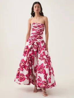 Aje Behold Maxi Dress Boldly Blooming Size 10 for rent on The Volte - image 1