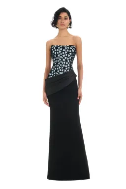Eliya the Label Sidonia Gown Black Size M / AU 10 for rent on The Volte - image 2