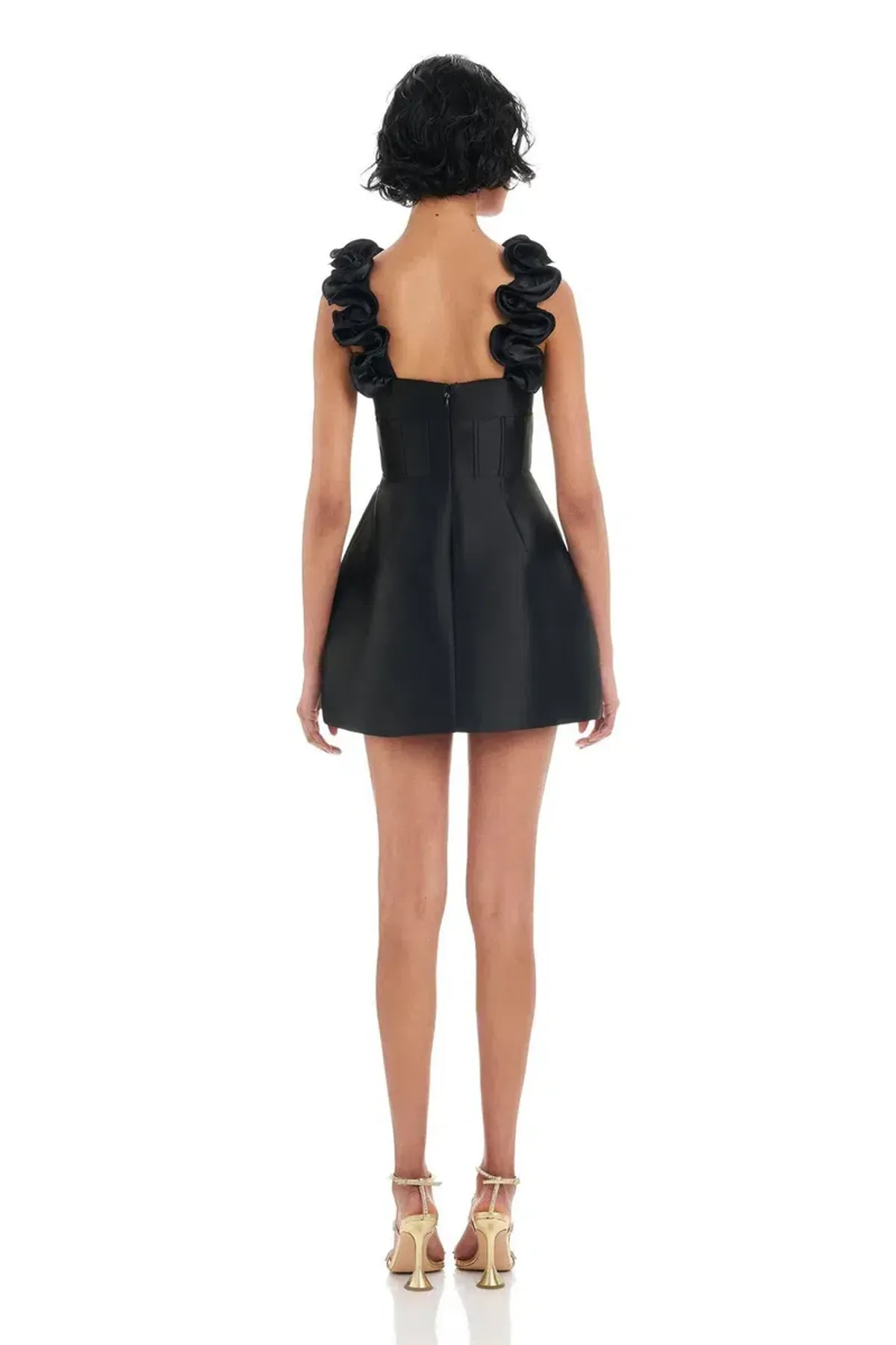 Eliya The Label Taria Mini Dress Black Size S / AU 8 - Image 3