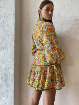 Alemais Cabana Mini Dress in Multi Size 6 for rent on The Volte - image 3
