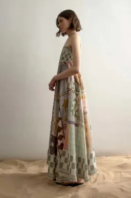 Alemais Emma Gale Sundress Multi Size 14 for rent on The Volte - image 2
