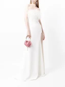 Rachel Gilbert Linc Gown Ivory  AU Size 12 for rent on The Volte - image 2