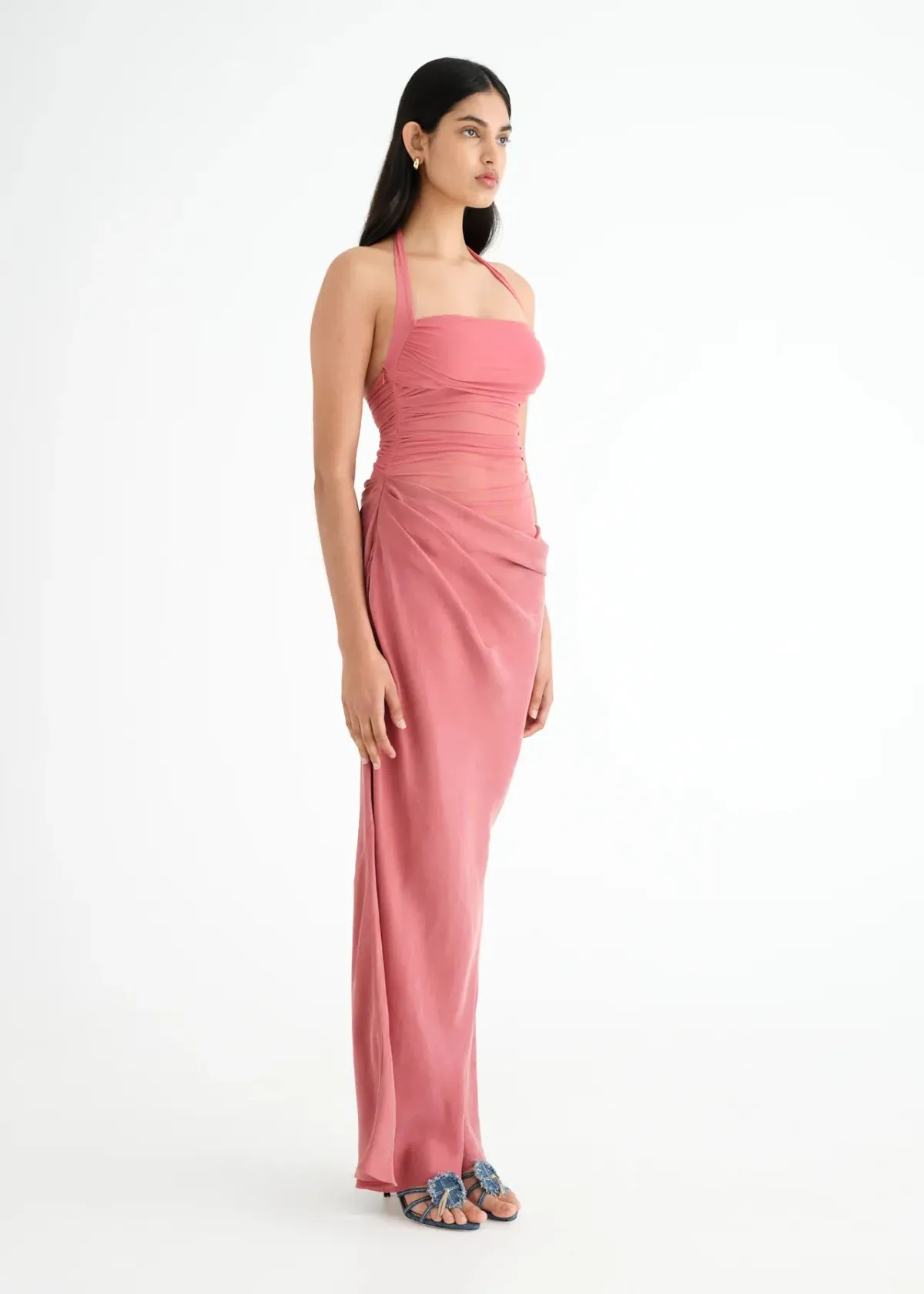 BENNI Gina Maxi Dress in Rose Size AU 8 - Image 2