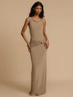 Arcina Ori Matisse Dress Metallic Malt Size M / AU 10  for rent on The Volte - image 1