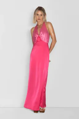 The Wolf Gang Oahu Slip Dress Hot Pink Size M / AU 10 for rent on The Volte - image 1