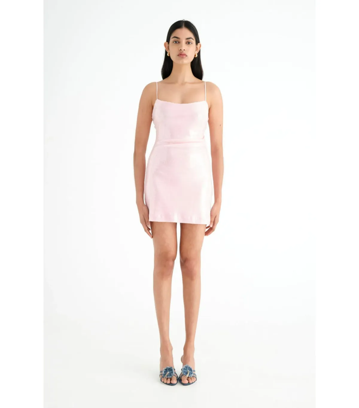Benni Juliano Sequin Dress in Candy Floss Size AU 10 - Image 1