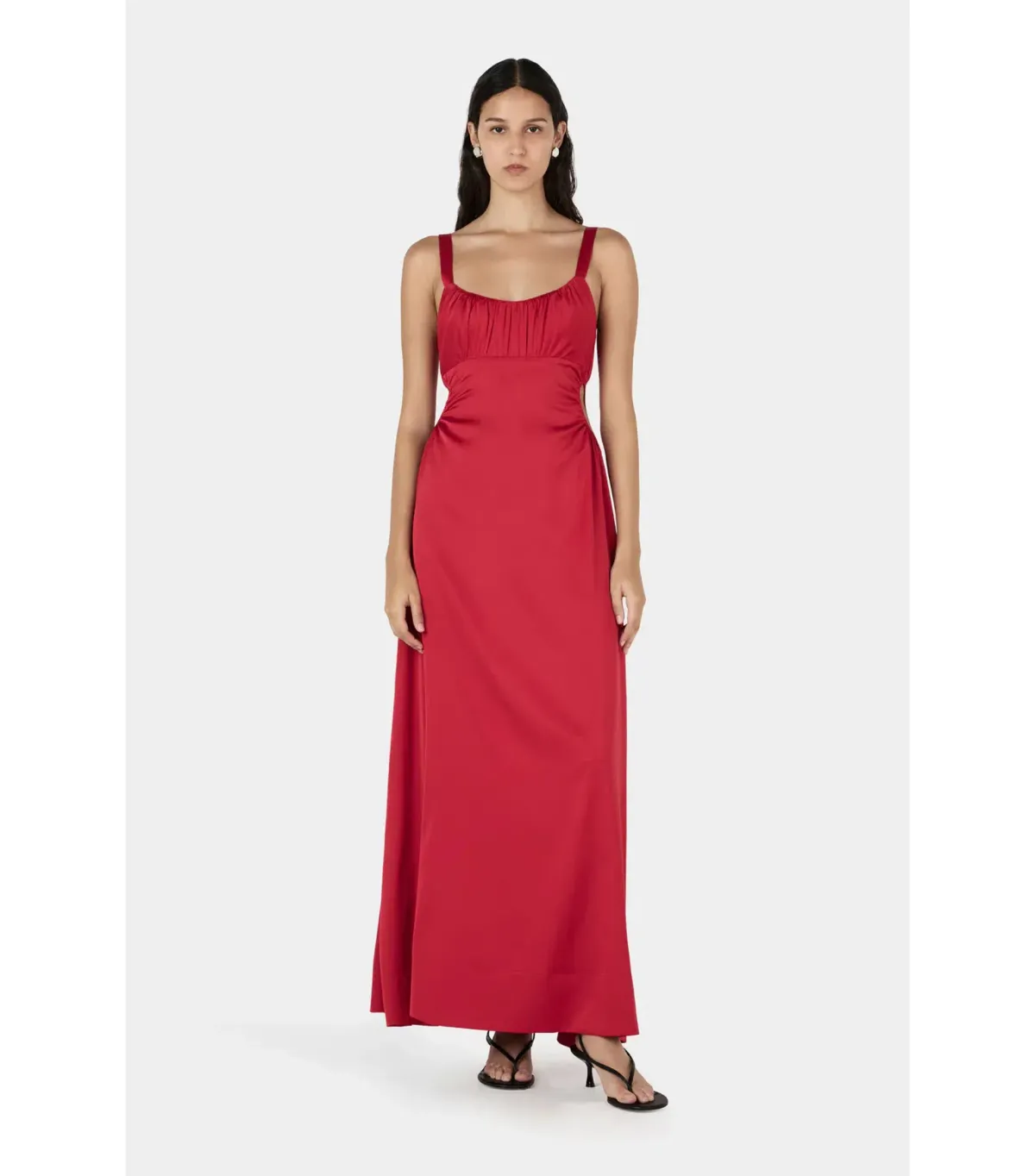 Hansen and Gretel Carlos Dress Samba Red Size AU 8 - Image 1