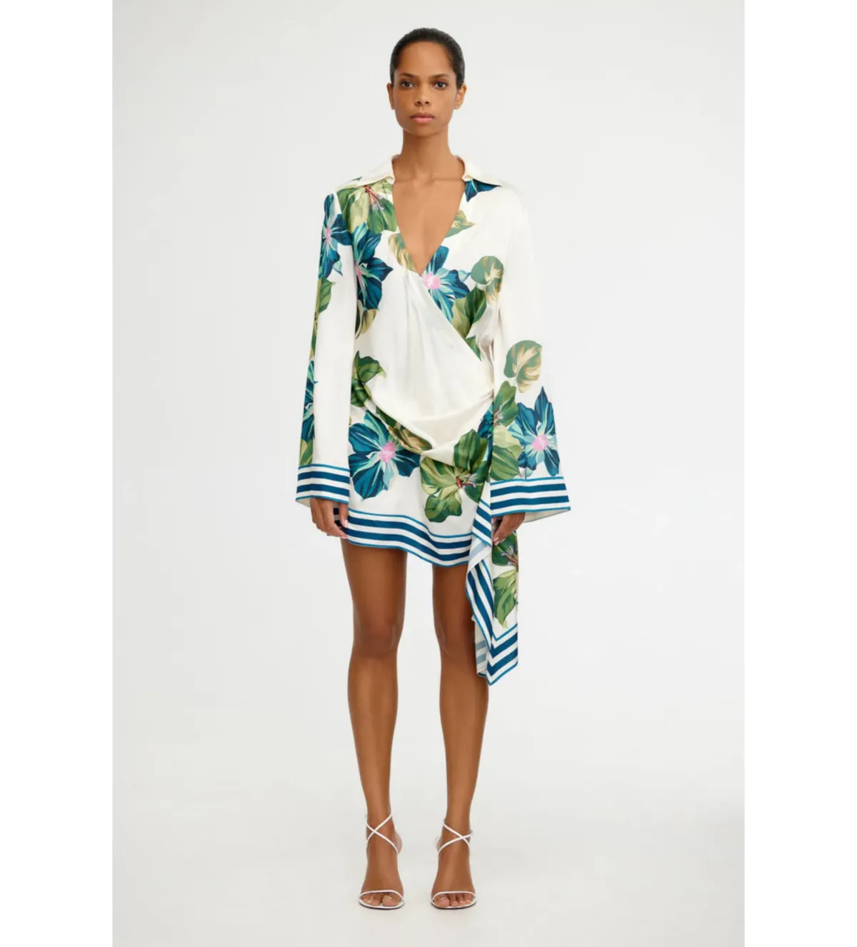 Significant Other Mariah Mini Dress in Hibiscus Tile Size AU 12 - Image 1