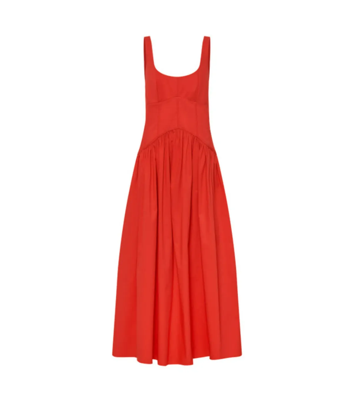Oroton Tie Back Sundress Poppy Red Size AU 8  - Image 8