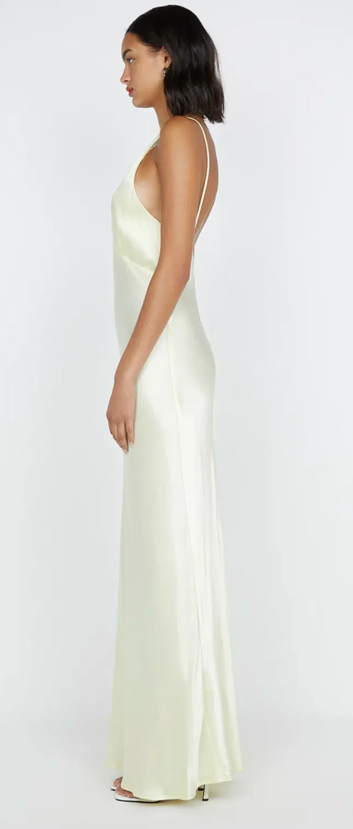 Bec and Bridge Moon Dance V Maxi Dress - Ice Yellow - Size 8 - Image 4
