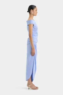 Sir the Label Lori Midi Skirt Size 1 Sky Blue for rent on The Volte - image 2