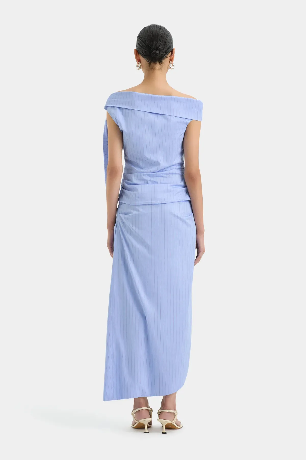 Sir the Label Lori Midi Skirt Size 1 Sky Blue - Image 3