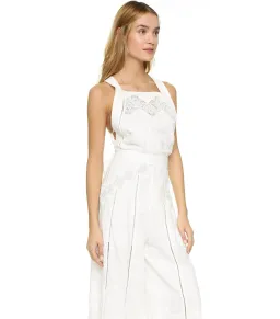 Zimmermann Empire Jumpsuit White Size 0 / AU 8 for rent on The Volte - image 3