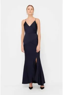 Sheike Amazed Maxi Dress Navy Size AU 6  for rent on The Volte - image 1