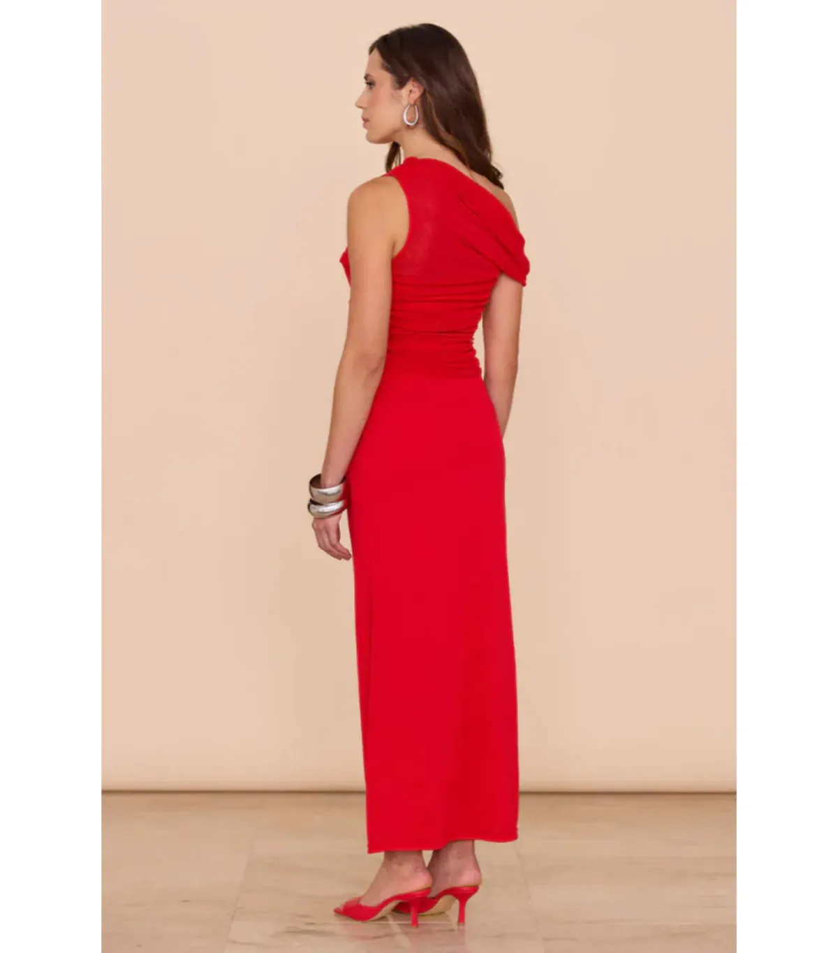 Sovere Thea Mesh Dress Chilli Size S / AU 8 - Image 3