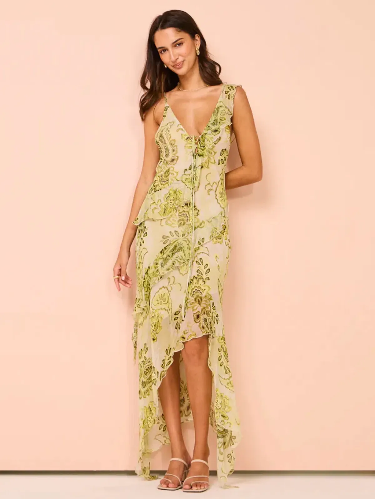 Bec & Bridge LyLou Dress Lemon Paisley Size S / AU 10 - Image 1