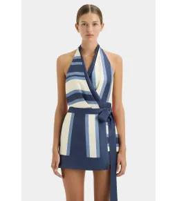Sir The Label Dazed Halter Wrap Dress Studio Print Size 1 / AU 8 for rent on The Volte - image 2