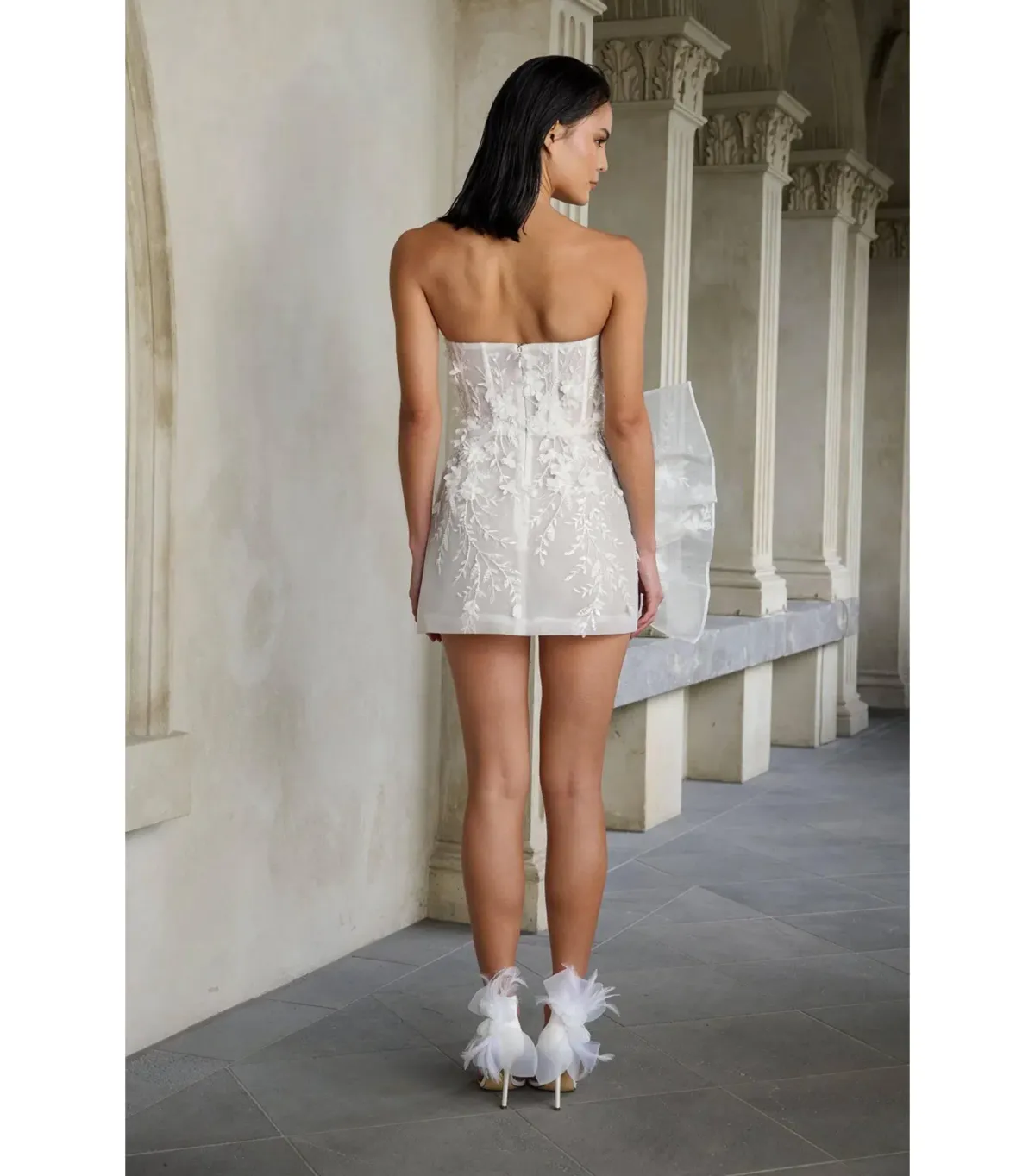 Eliya The Label Azaria Dress White Size S / AU 8  - Image 3