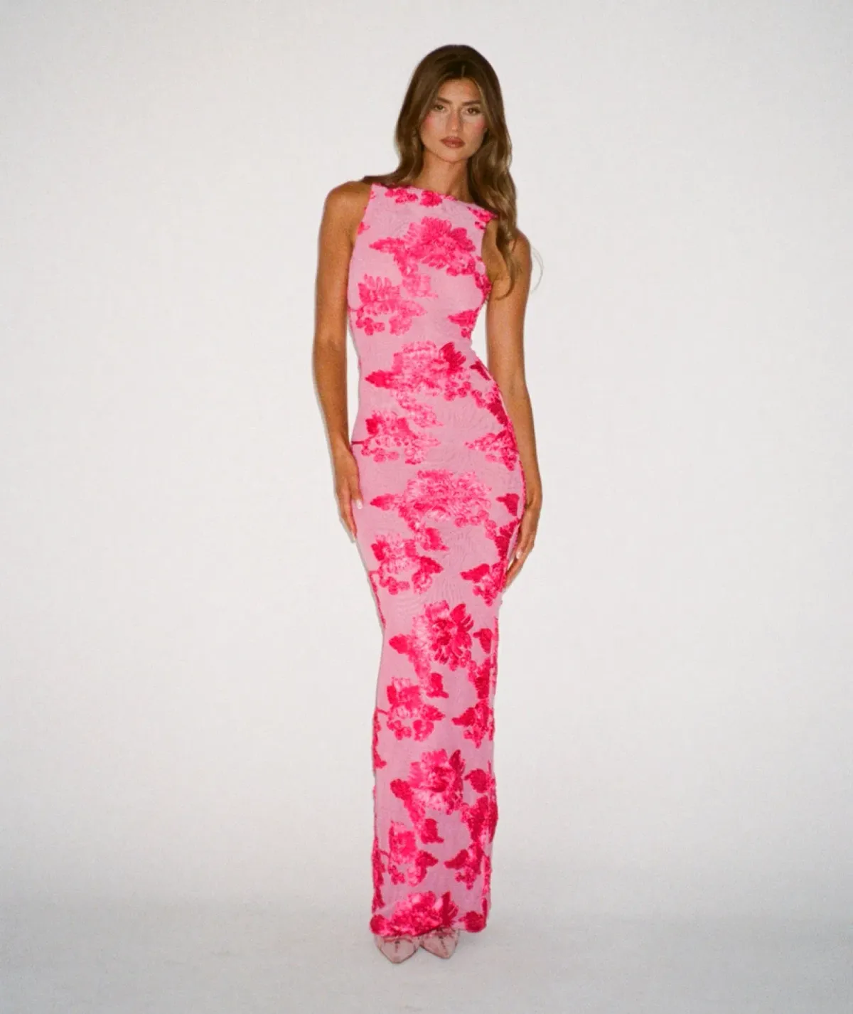 SLA the Label July Applique Dress Pink Floral Size M / AU 10 - Image 3