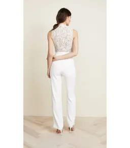 MISHA Josie Pantsuit White Size 6/XS for rent on The Volte - image 3