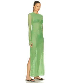 Sir the Label Jacques Mesh Panelled Midi Dress Apple Size 1 / AU 8 for rent on The Volte - image 2