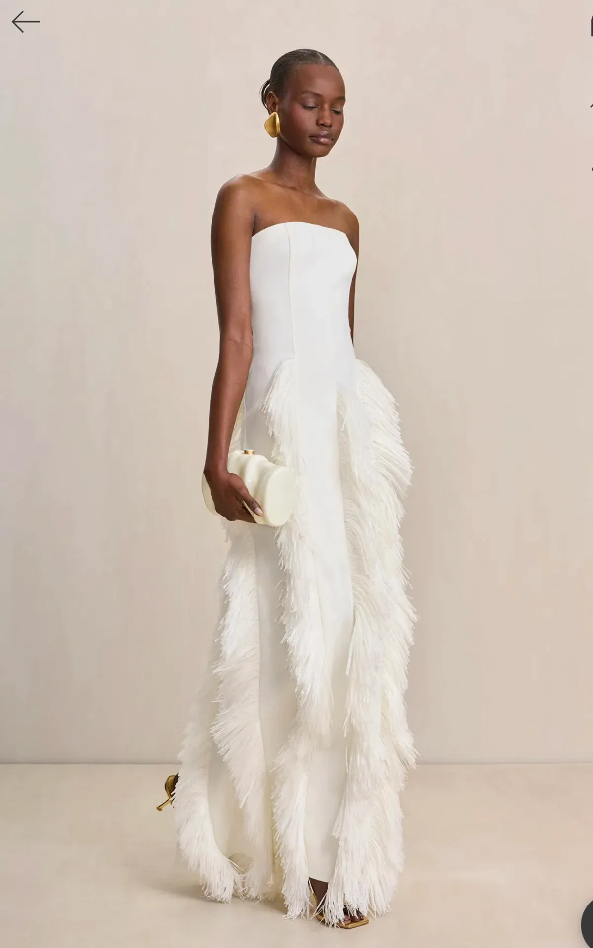 Cult Gaia Freya Gown Off White size XS - Image 1