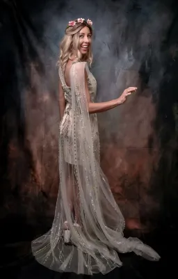 Alamour The Label Maxi Dress White Size 8  for rent on The Volte - image 2