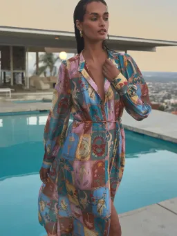 Sheike Mystic Tarot Midi Dress Print Size 6 - 10 for rent on The Volte - image 2