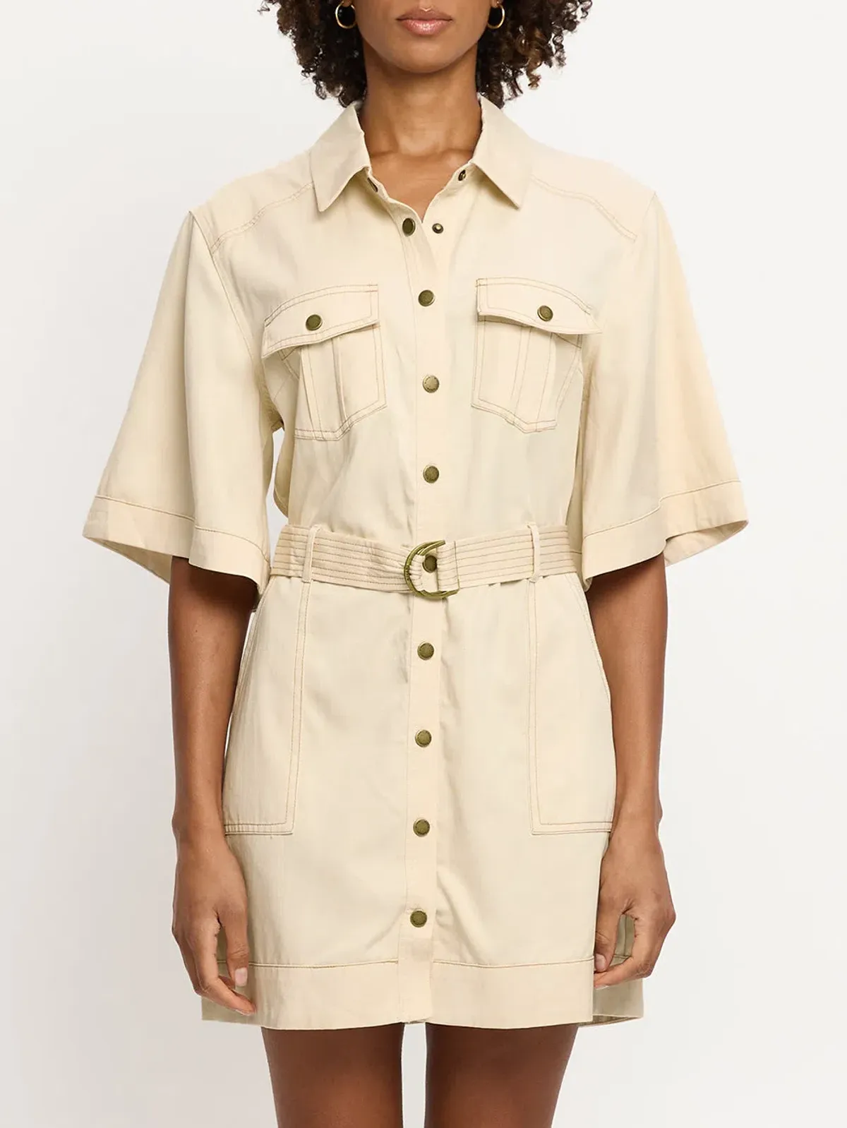 Kivari Gianna Dress Cream Size 12 - Image 2