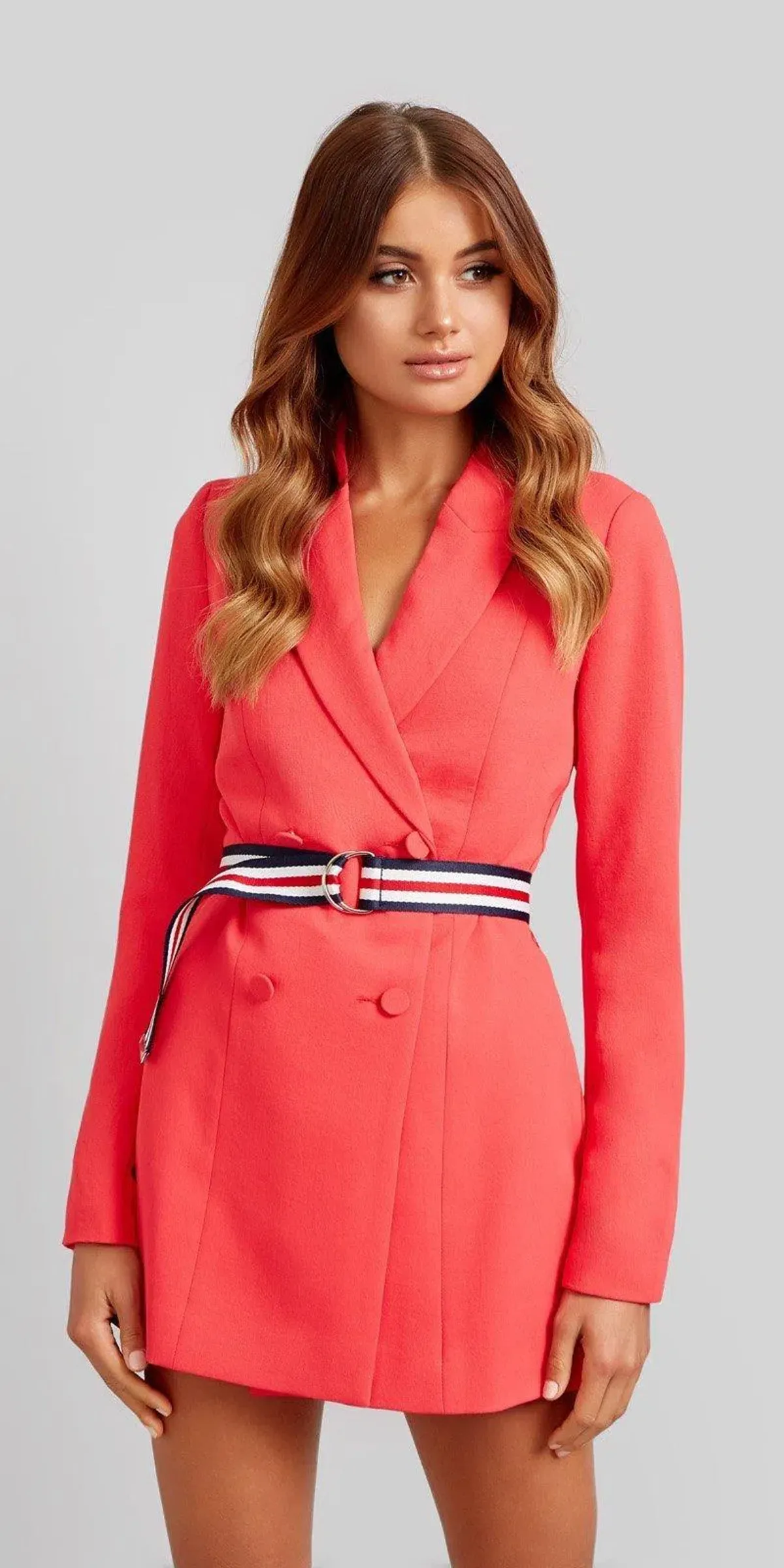 Kookai Ribbon Playsuit Melon Size 6 - Image 2