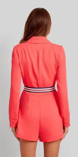 Kookai Ribbon Playsuit Melon Size 6 for rent on The Volte - image 3