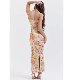 House of CB Josefina Maxi Dress Ivory Floral  Size M /Au 10 for rent on The Volte - image 3