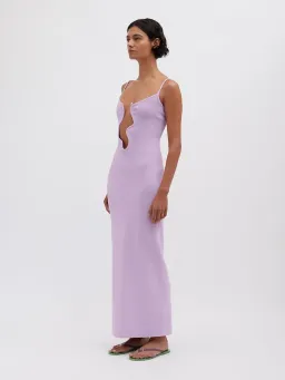 Christopher Esber Salacia Wire Column Dress Pink Size 8  for rent on The Volte - image 3