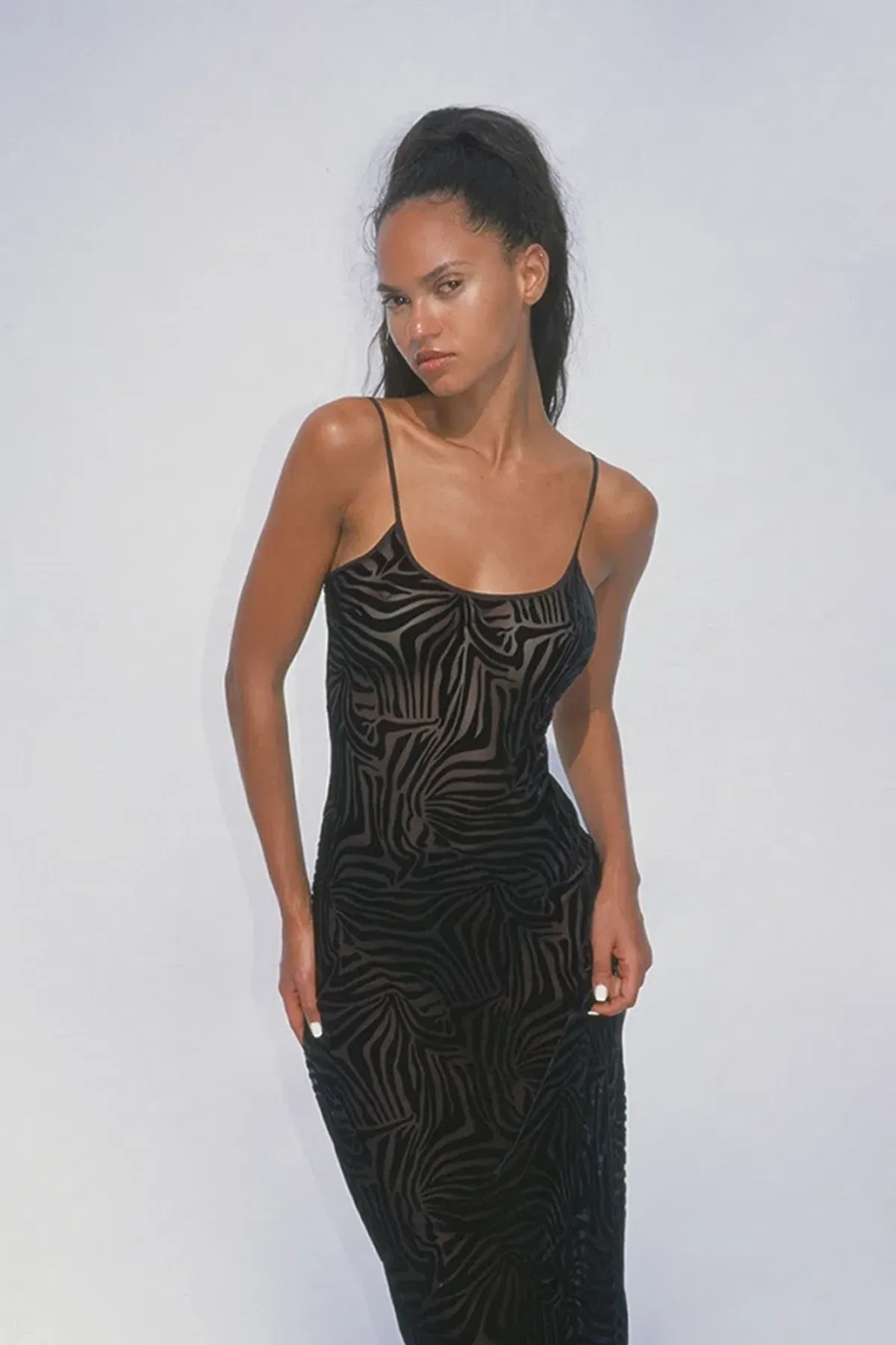 Realisation Par The Amber Zebra Dress in Black Size 8 - Image 2