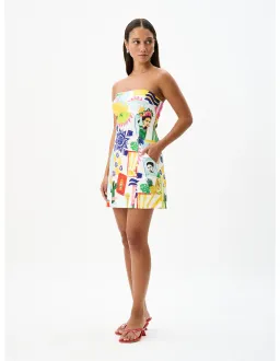 Roame Alba Mini Dress in Hola Tulum Size 10 for rent on The Volte - image 2