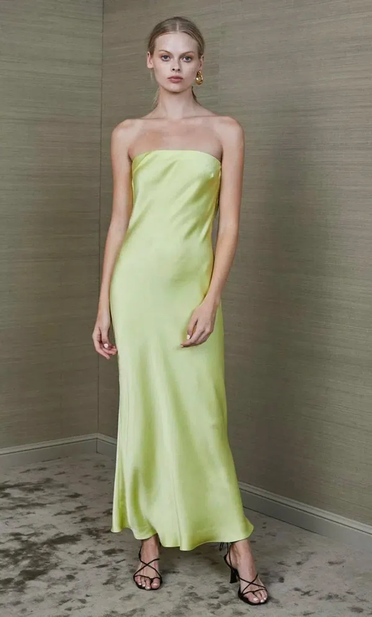 Bec & Bridge Citrus Sweetie Strapless Dress Citrus Size 8 - Image 1