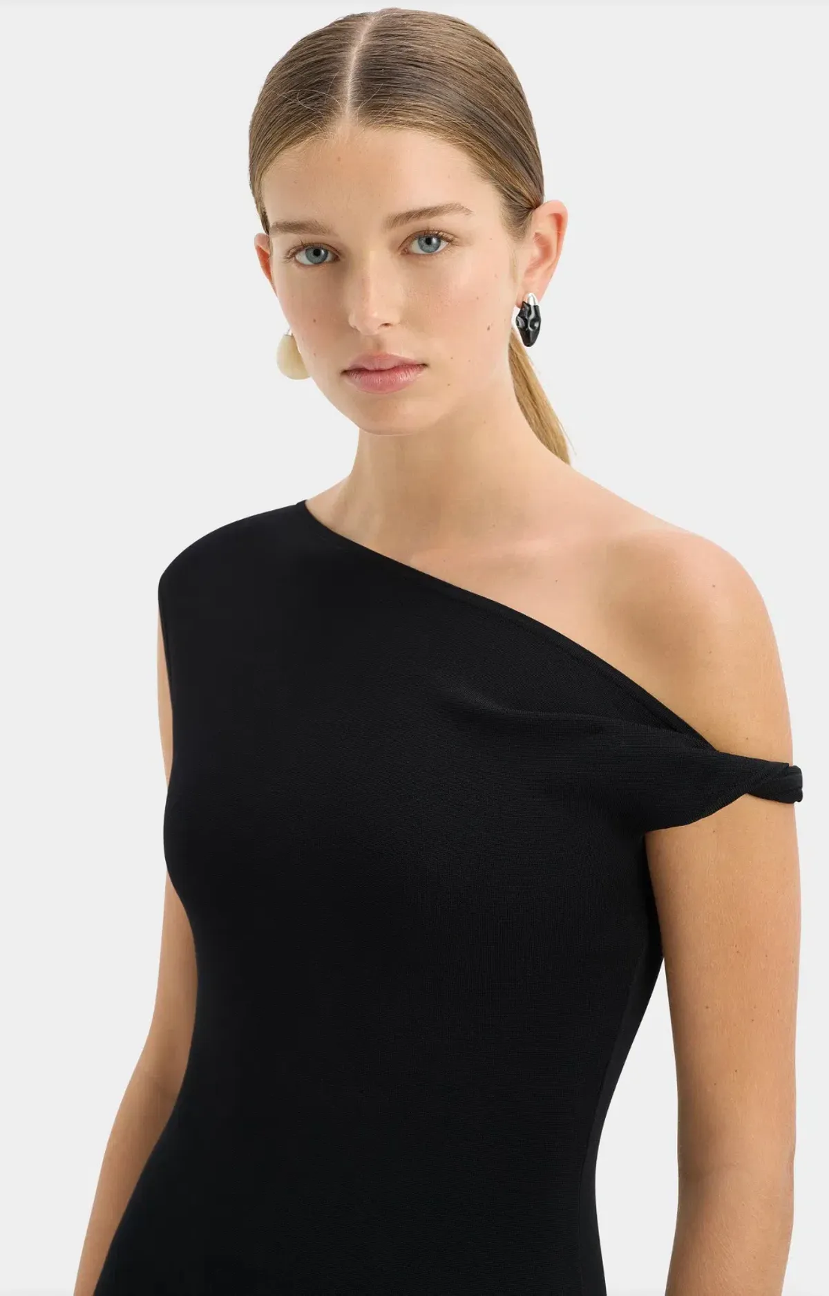 Sir The Label Indigo Twist Dress Black Size 6 - Image 2